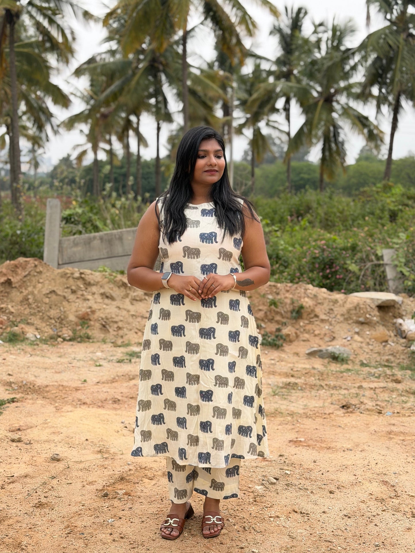 Niral White Co-ord Set