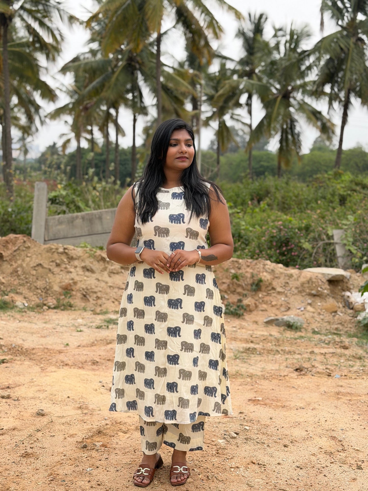 Niral White Co-ord Set