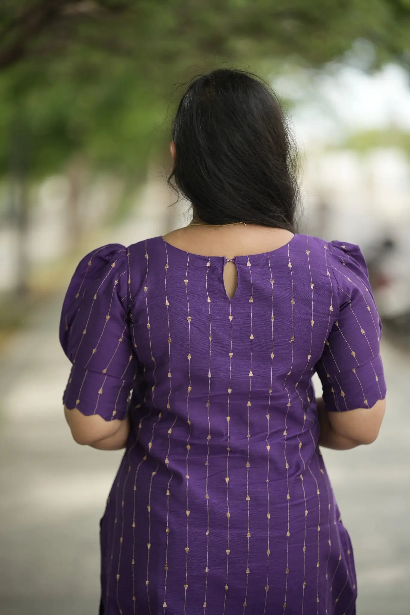 Varnam purple co-ord set